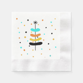 Guardanapo De Papel Papel de Árvore de Natal Retroativo