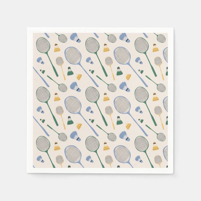 Guardanapo De Papel Papel de Badminton (Frente)