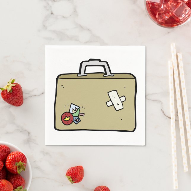 Guardanapo De Papel Papel de bagagem revestido Nápoles (Criador carregado)