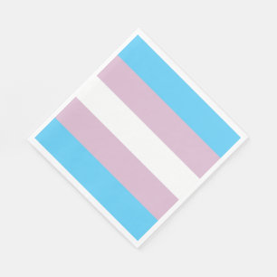 Guardanapo De Papel Papel De Bandeira Transgênero Nápoles (50 Pk)