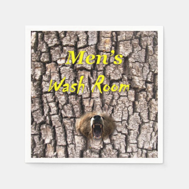 Guardanapo De Papel Papel de banheiro masculino Napkins (Frente)