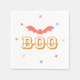 Guardanapo De Papel Papel de Boo de Halloween Rosa Napkin