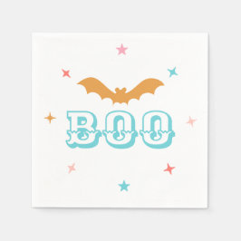 Guardanapo De Papel Papel de Boo de Halloween Rosa Napkin