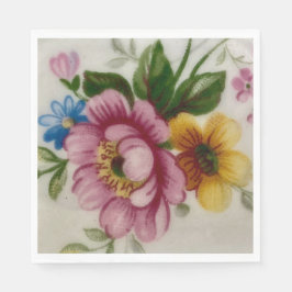 Guardanapo De Papel Papel de Buquê Floral para Taa Cup Napkin