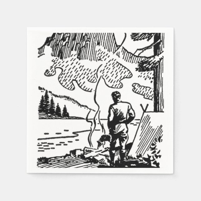 Guardanapo De Papel Papel de campismo retrorreflector (Frente)