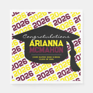 Guardanapo De Papel Papel de Capacete de Graduação Personalizado Burgu