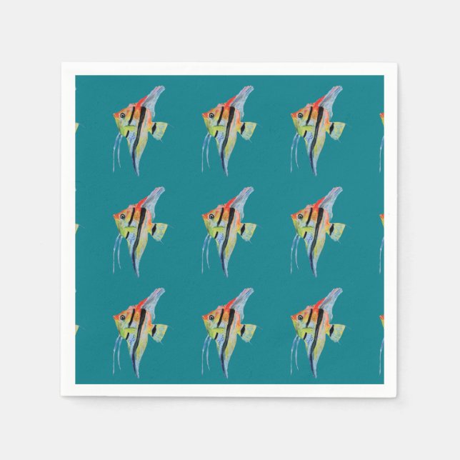 Guardanapo De Papel Papel de caqueteira para preparação de peixes (Frente)