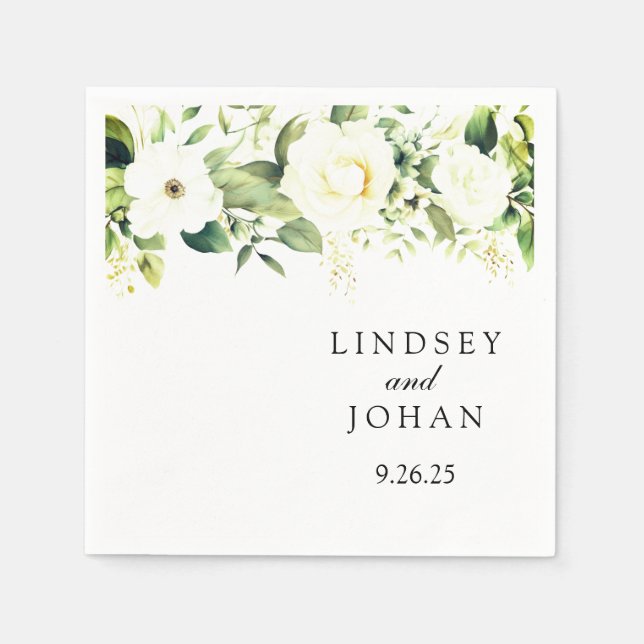 Guardanapo De Papel Papel de Casamento (Frente)