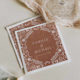 Guardanapo De Papel Papel De Casamento Do Picado Mexicano