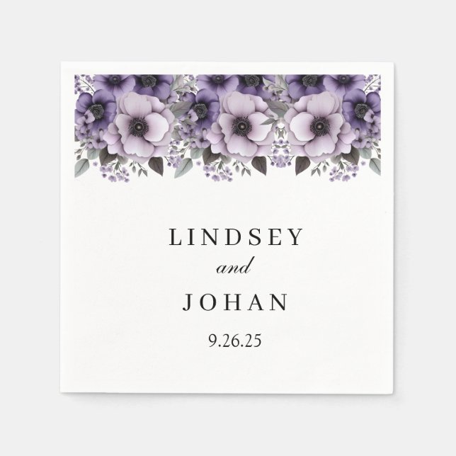 Guardanapo De Papel Papel de Casamento Napkins (Frente)