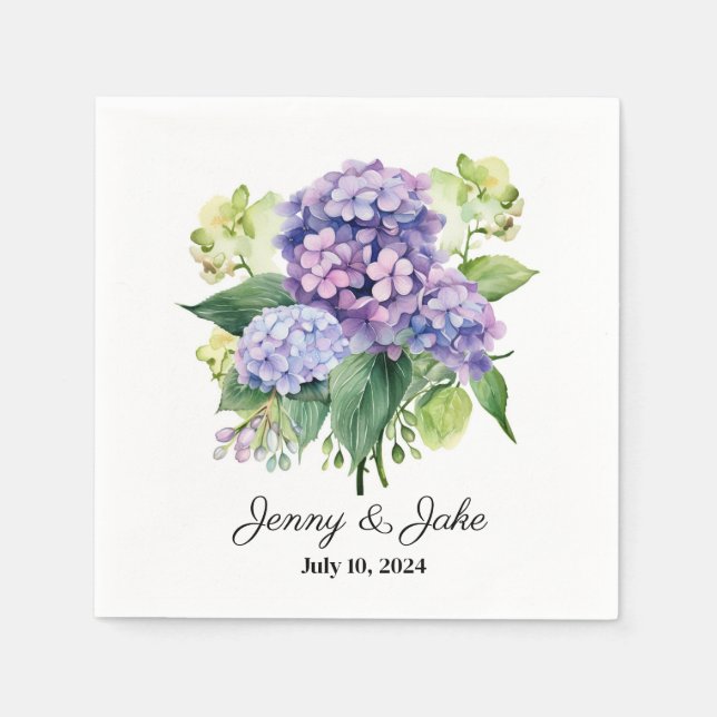 Guardanapo De Papel Papel de Casamento Personalizado Napkins (Frente)