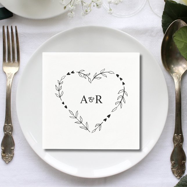 Guardanapo De Papel Papel de Casamento Verde Mínimo, Russo, Bonito (Criador carregado)