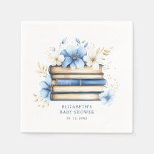 Papel de Chá de fraldas Azul Storybook - Nápoles