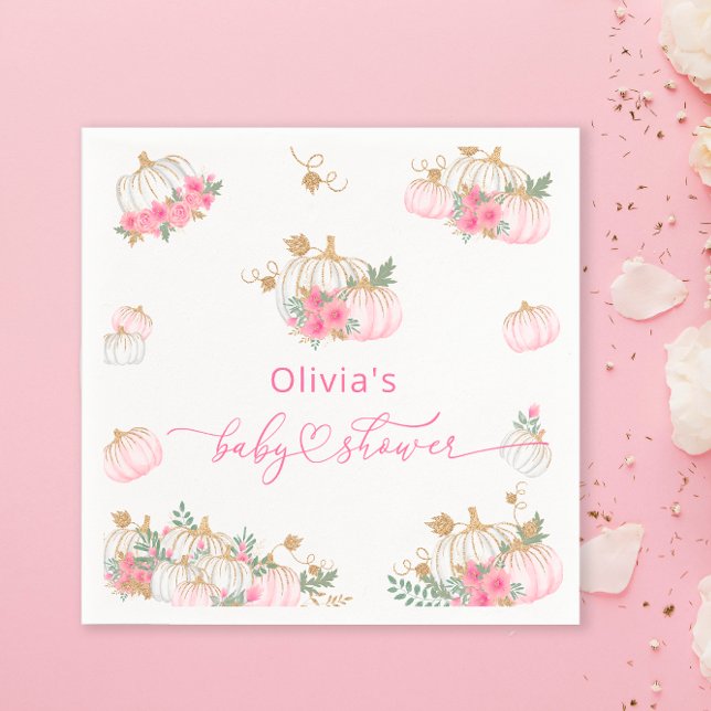 Guardanapo De Papel Papel de Chá de fraldas de Abóbora Rosa (Criador carregado)