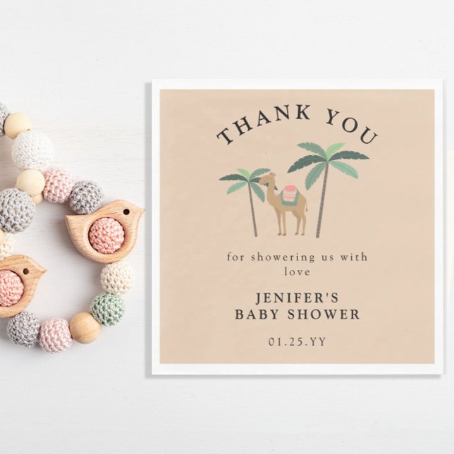 Guardanapo De Papel Papel De Chá de fraldas De Camelo Bonito. (Criador carregado)