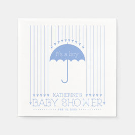 Guardanapo De Papel Papel de Chá de fraldas de Menino Azul Nápoles