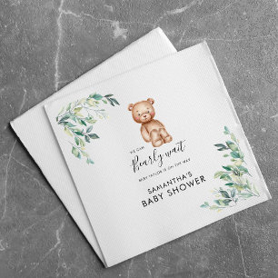 Guardanapo De Papel Papel de Chá de fraldas de Script Eucalyptus de Es