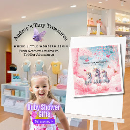 Guardanapo De Papel Papel de Chá de fraldas do Unicórnio Encantado Nap