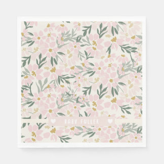 Guardanapo De Papel Papel de Chá de fraldas Floral Rosa, Napkin com No