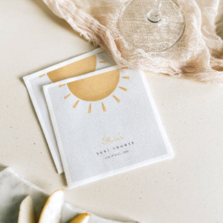 Guardanapo De Papel Papel de Chá de fraldas Sunshine Boho