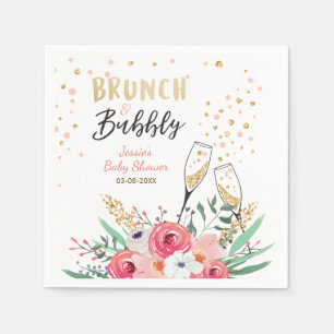 Guardanapo De Papel Papel de Chá de panela Brunch e Bolha, Nápoles-R