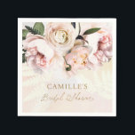 Guardanapo De Papel Papel de Chá de panela para Jardim Rosa<br><div class="desc">Estique sua mesa de chá de panela com esses guardanapos cor-de-rosa. Apresentando flores suaves e verde elegante,  elas são a mistura perfeita de charme e sofisticação para encontros ao ar livre ou primavera.</div>