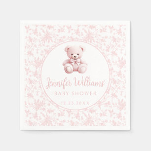 Guardanapo De Papel Papel de chá para bebês, pintinho rosa