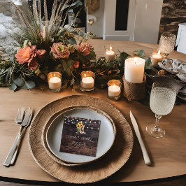 Guardanapo De Papel Papel de Chuva de Noiva Floral Rústico