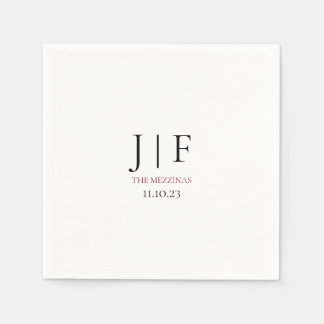 Guardanapo De Papel Papel de Cocktail de Casamento Personalizado Nápol