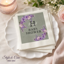 Papel de Cocktail Floral Rosa Elegante com Bordas 