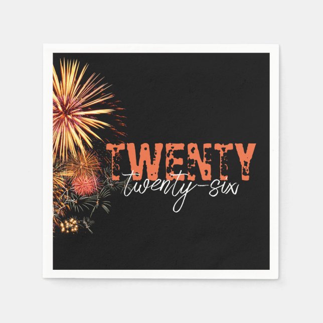 Guardanapo De Papel Papel de coquetel de Design 2025 em dificuldades (Frente)