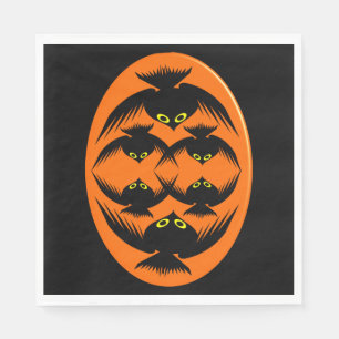 Guardanapo De Papel Papel de Corvos de Halloween