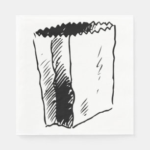 Guardanapo De Papel Papel de Desenho em Saco de Papel Nápoles