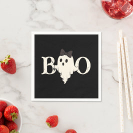 Guardanapo De Papel Papel de Dia das Bruxas Bonito - Fantasma "Boo"