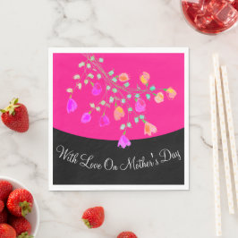 Guardanapo De Papel Papel De dia de as mães Que Napkins Personaliza Pa