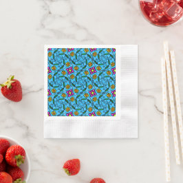 Guardanapo De Papel Papel de Embrulho com Estampa Floral