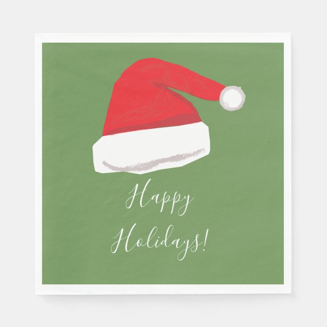 Guardanapo De Papel Papel de férias no inverno Nápoles (Frente)