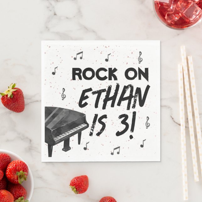 Guardanapo De Papel Papel de Festa de aniversário de Piano Napkins (Insitu)