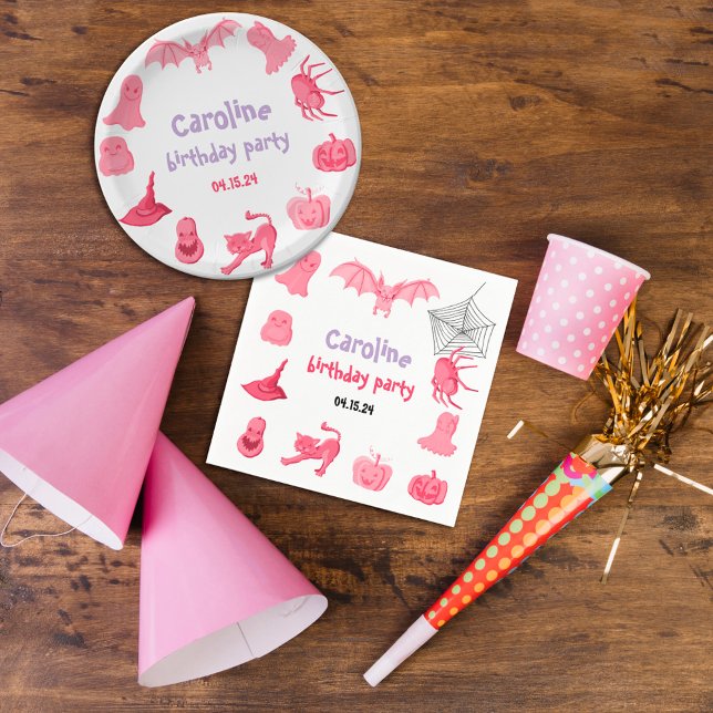 Guardanapo De Papel Papel de festa de aniversário para o Dia das Bruxa (Criador carregado)