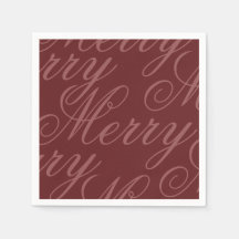 Papel de festa de Natal em vermelho com escrita an