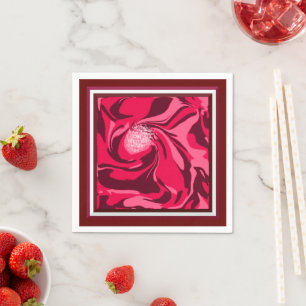 Guardanapo De Papel Papel de Flor de Natal Estimulante Coquetel Napkin