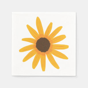 Guardanapo De Papel Papel de girassol amarelo grande Nápoles