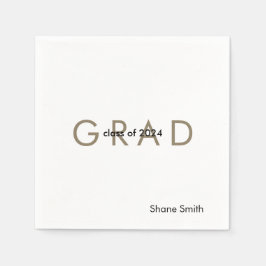 Guardanapo De Papel Papel de Graduação Personalizado Contemporâneo Nap