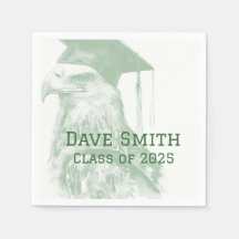 Papel de Graduação Personalizado Único Napkin