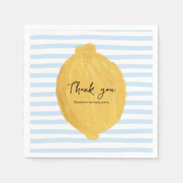 Guardanapo De Papel Papel de limão giro Napkins para festa