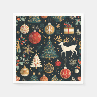 Guardanapo De Papel Papel de Natal Festivo Napkin