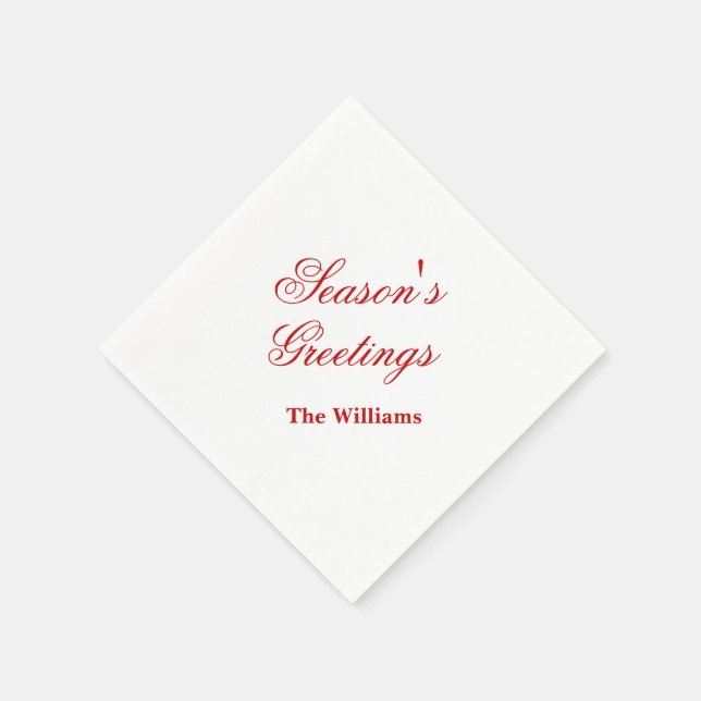 Guardanapo De Papel Papel de Natal Napkins (Canto)