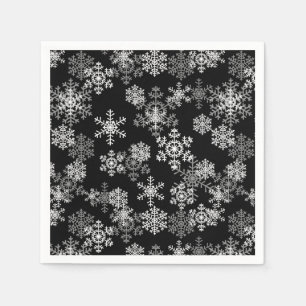 Guardanapo De Papel Papel de Natal Napkins-Flocos de Neve