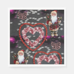 Guardanapo De Papel Papel de Natal Napkins, Papais noeis