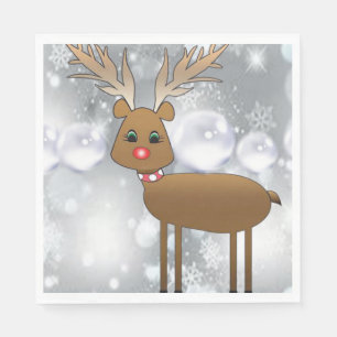 Guardanapo De Papel Papel de Natal Napkins, Reindeer